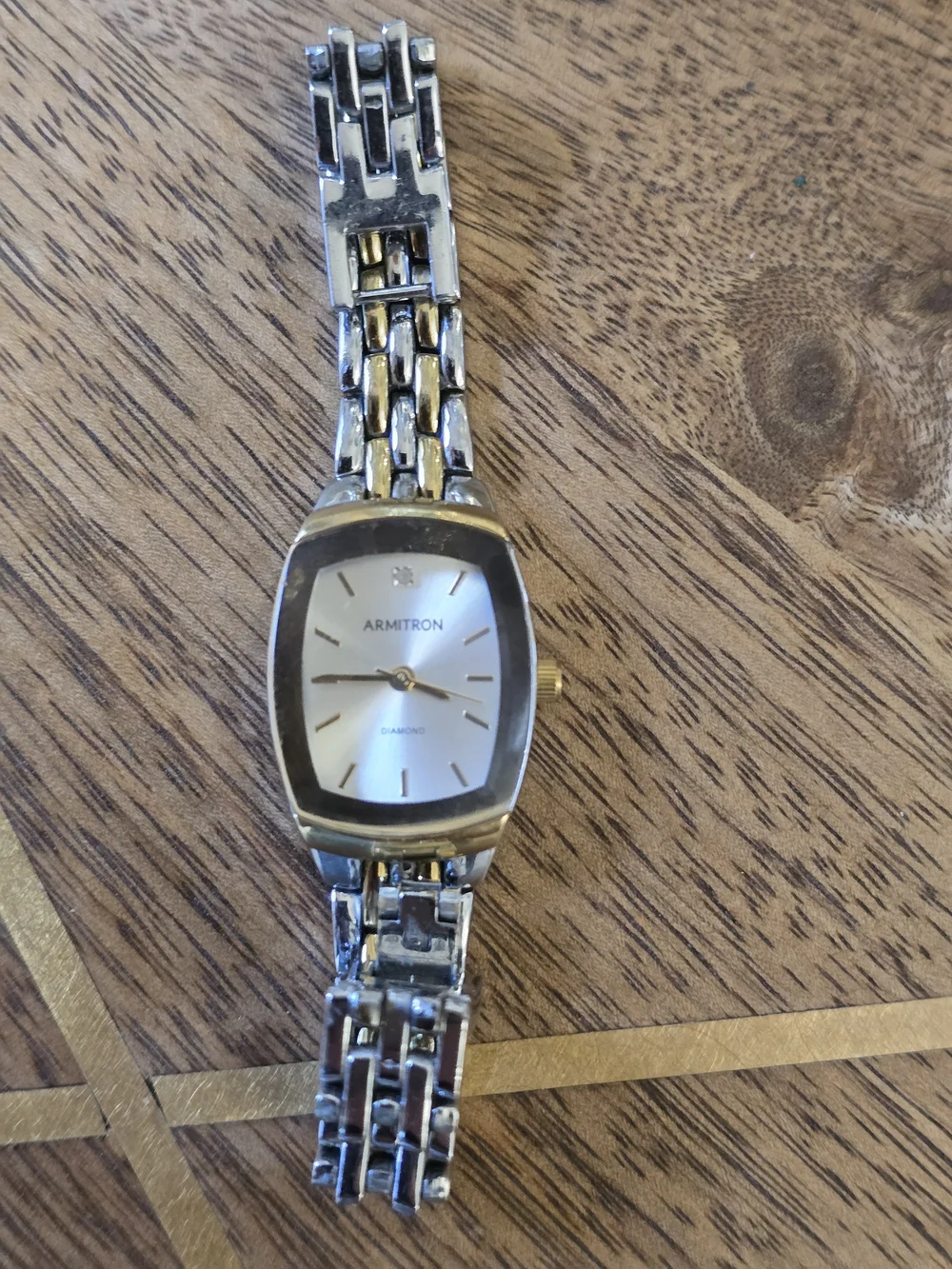 Armitron Women’s Two-Tone Diamond Accent Watch - Gold & Silver